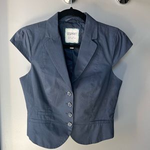 Esprit Short Sleeve Button Down Top